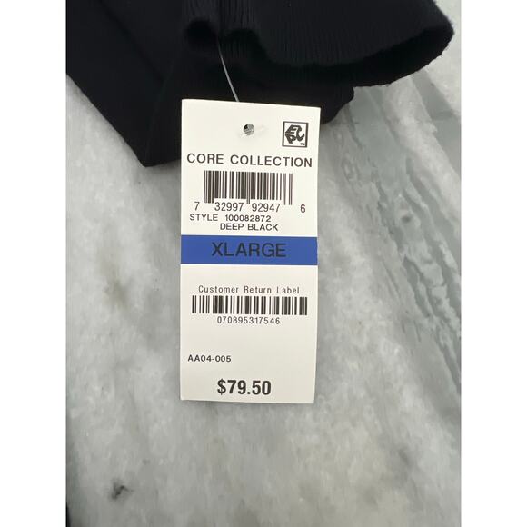 INC International Concepts- Black Puff Sleeve Sweater Dress Size XL NWT - Picture 4 of 9